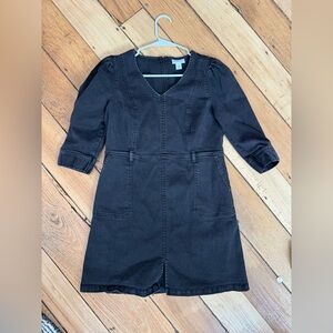 Liz Claiborne Charcoal Denim Dress Size 8P